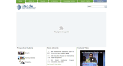 Desktop Screenshot of iitrade.ac.in